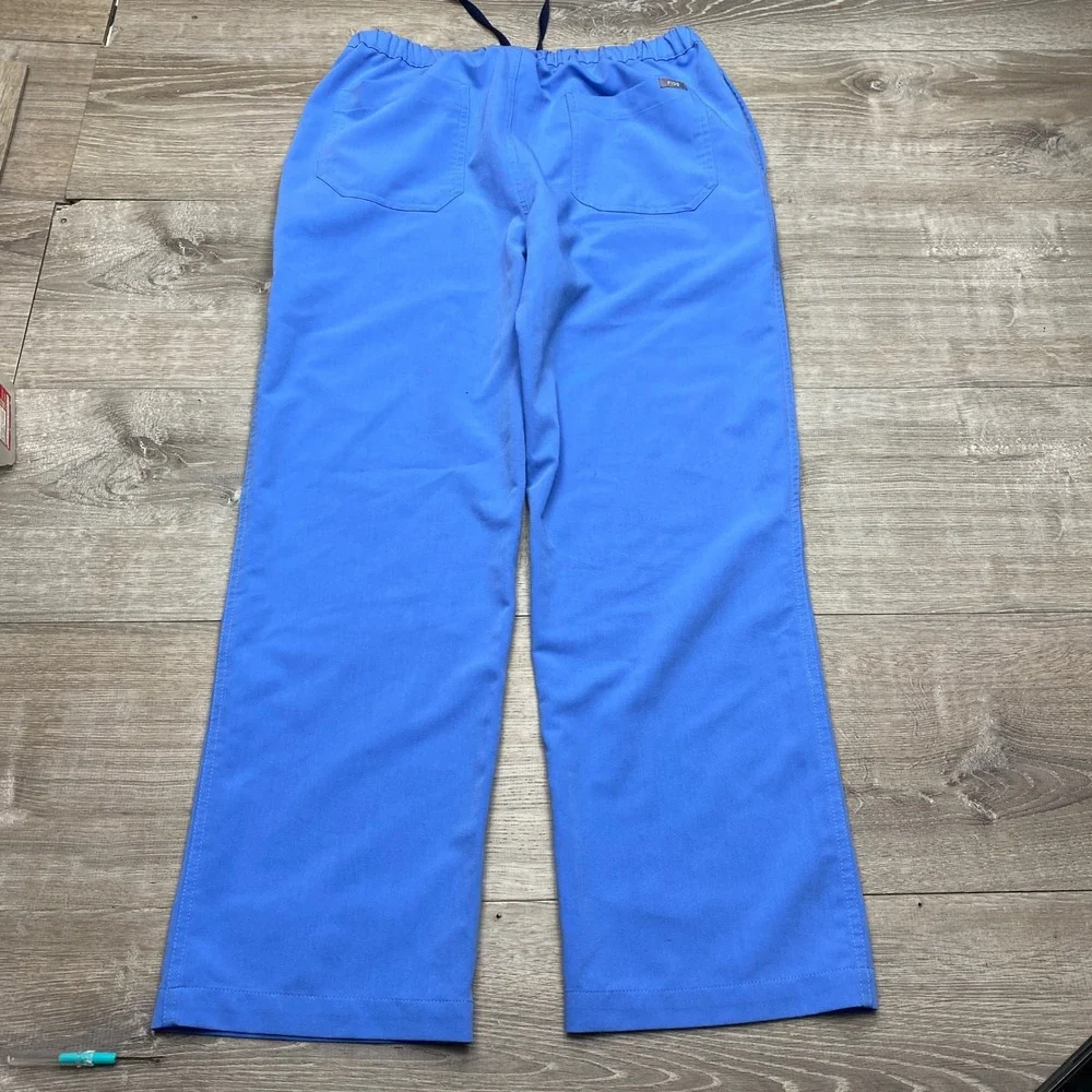 Figs Scrub Pants Technical Collection Mens M/S Blue Polyester Blend FM4500S